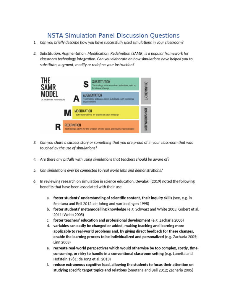 Effective Use of Simulations in Education | PDF | Simulation | Science