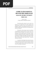 Lodhi M-1. (d) Pakistan Beyond the Crises State Karachi 20