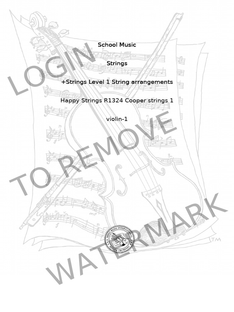 Violin 1 | PDF