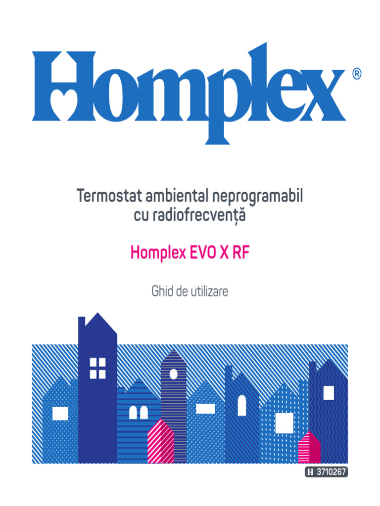 Homplex Evo X RF - Manual - Termostat Neprogramabil Cu Radiofrecventa ...