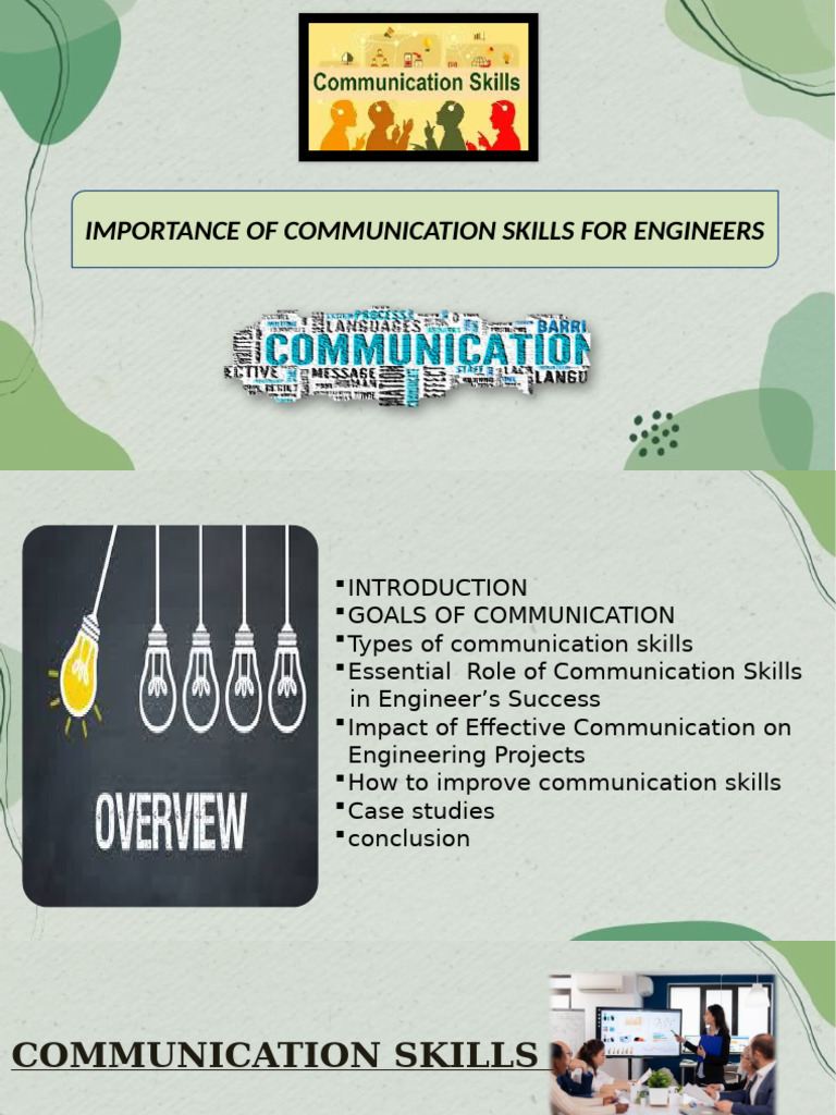 Essential Communication Skills for Engineers | PDF | Communication ...