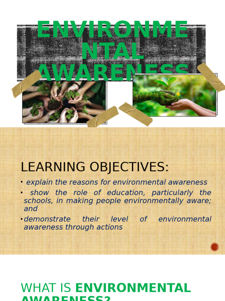 Environme Ntal Awareness | PDF | Sustainability | Learning
