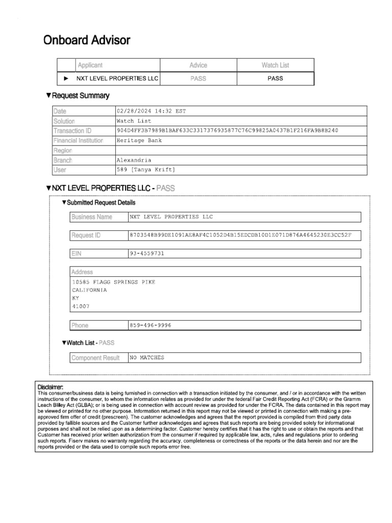 NXT Level Prop Onbd | PDF
