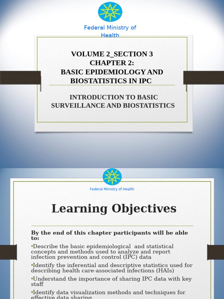 Basic Epidemiology and Biostatistics in IPC | PDF | Statistics ...