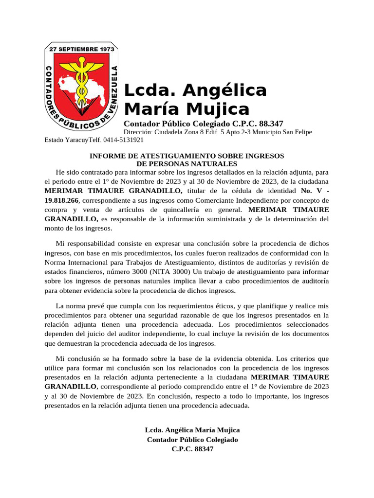 Merimar Certificacion | PDF | Auditoría