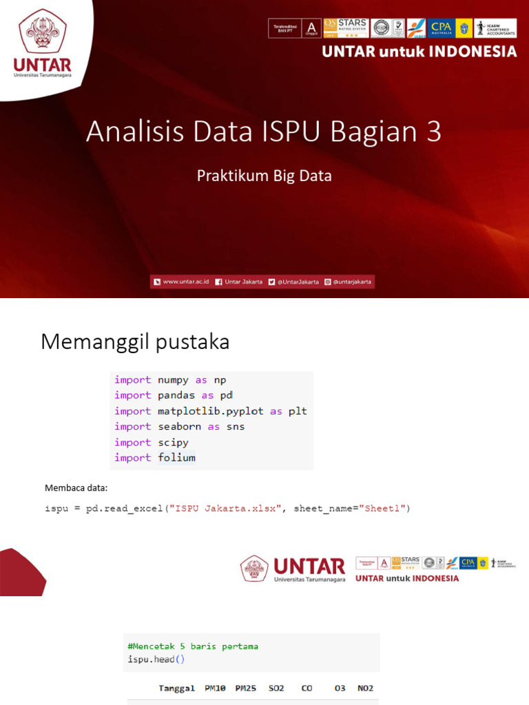 Analisis Data ISPU Jakarta Bagian 3 | PDF