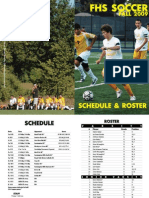 2009 Boys Soccer Program