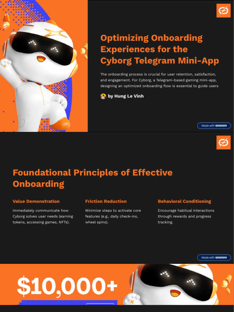 Optimizing Cyborg Telegram Onboarding | PDF | Ios | Mobile Software