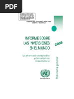 Informe 2008 Sobre Inversion Extranjera