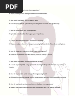 Essential Cleaner Interview Questions | PDF | Experience | Knowledge