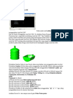 Download Latihan AutoCad 2D to 3D by Orang Kampung SN87183185 doc pdf