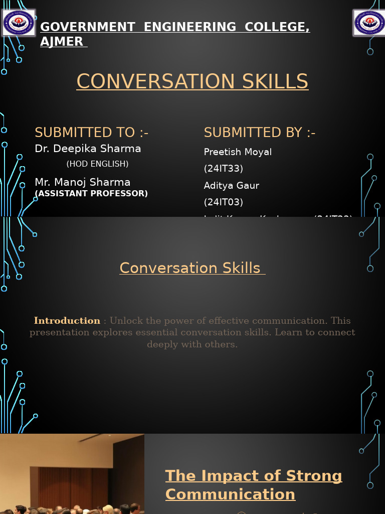 Essential Conversation Skills Guide | PDF