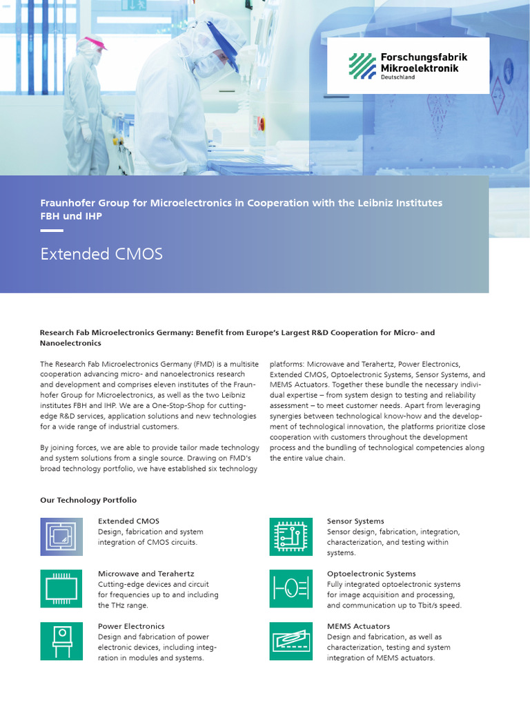 FMD TechnologyPlatform CMOS | PDF | Integrated Circuit | Electronics