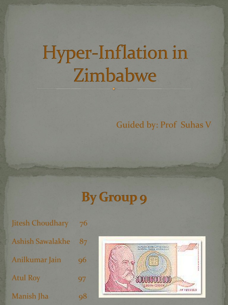 Hyper-Inflation in Zimbabwe | PDF | Inflation | Money