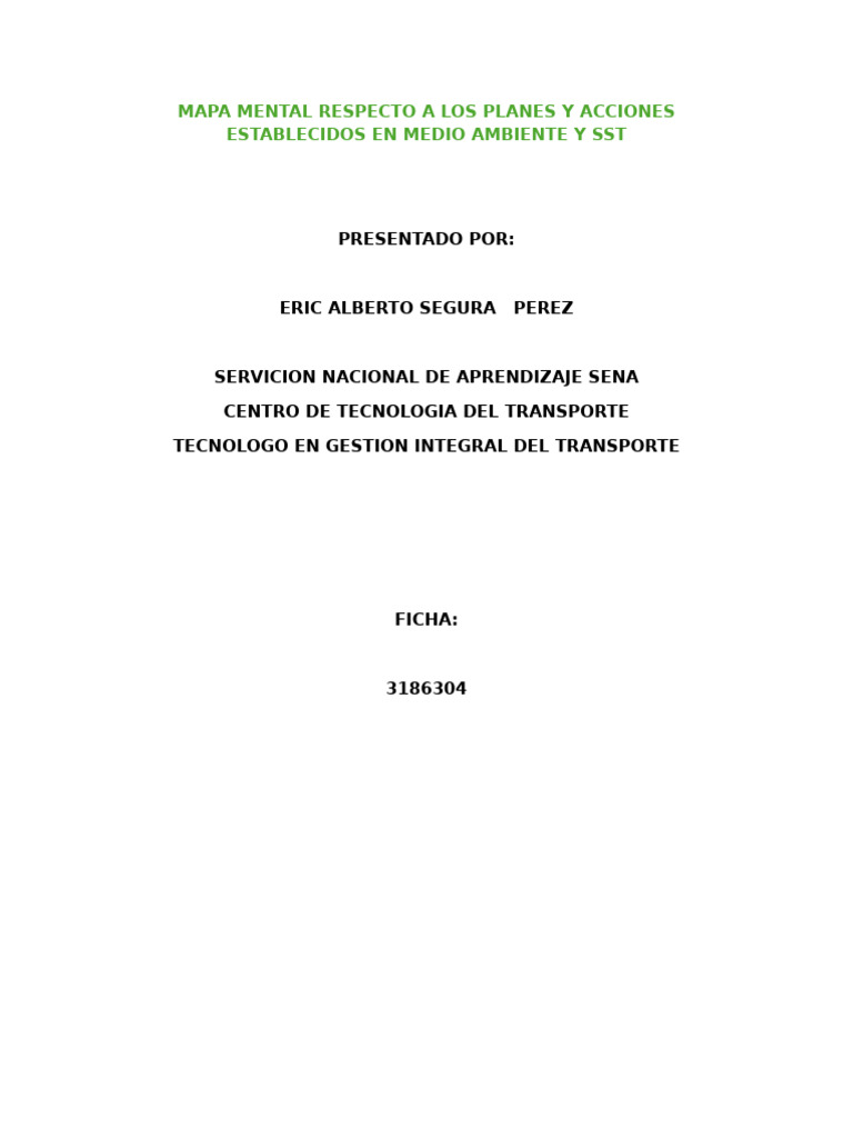 Mapa Mental Segundo | PDF