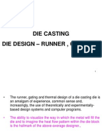 Die Casting Die Design - Runner, Gate, Etc