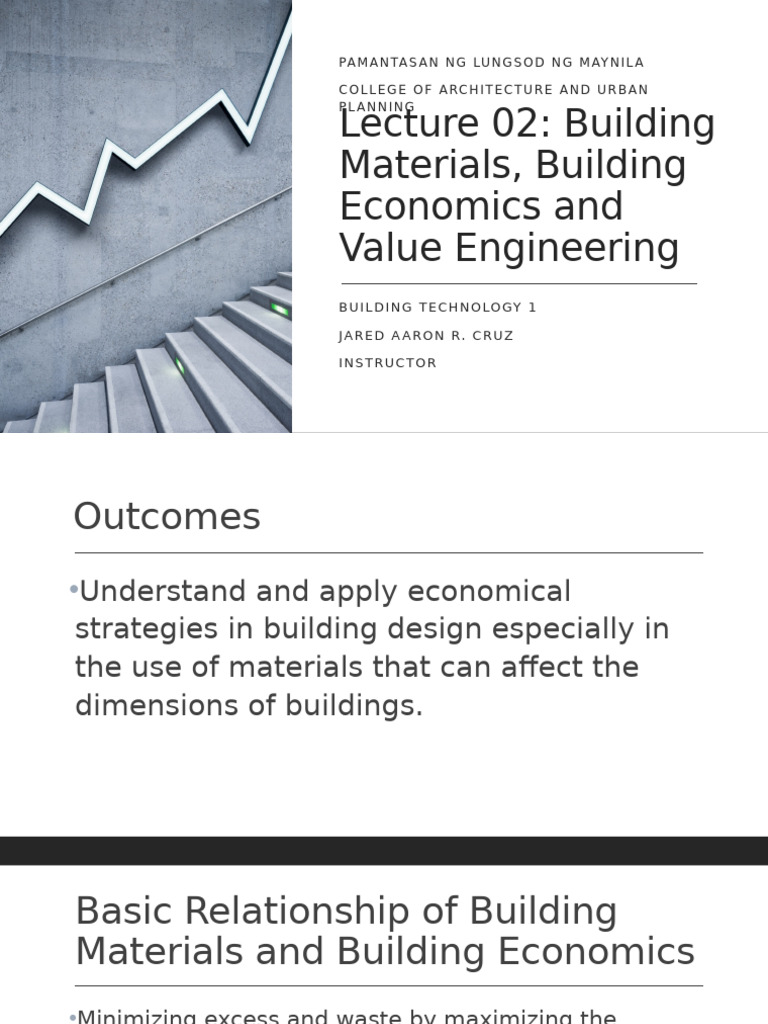 BT1 - Building Economics | PDF | Concrete | Glasses