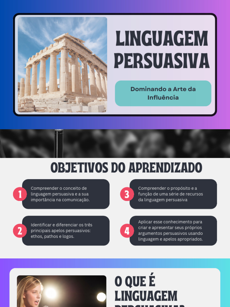 Linguagem Persuasiva: Técnicas e Apelos | PDF | Logotipos | Retórica