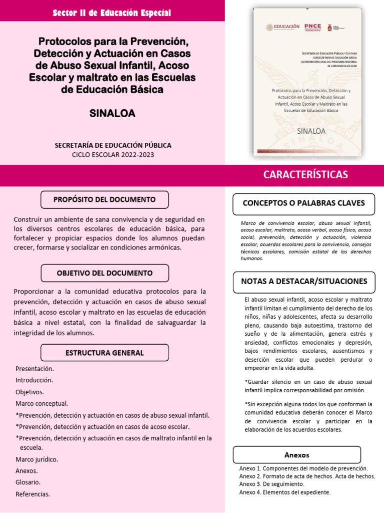 Protocolos de Prevención Escolar | PDF | Abuso infantil | Abuso Sexual ...