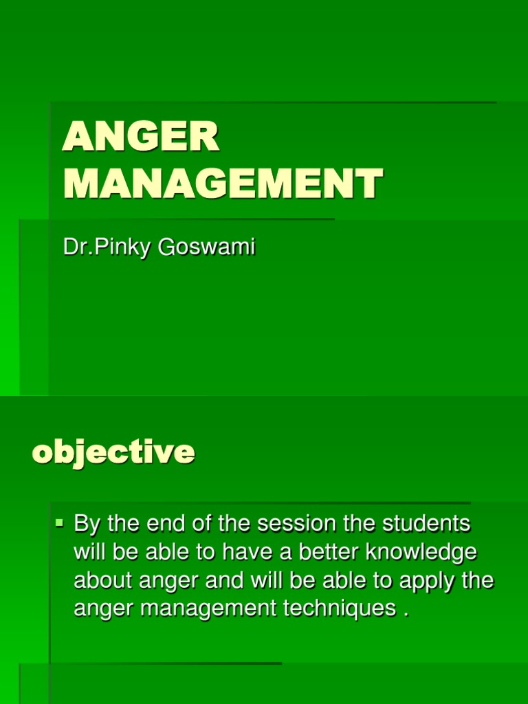 Anger Management Techniques Overview | PDF | Anger | Emotions