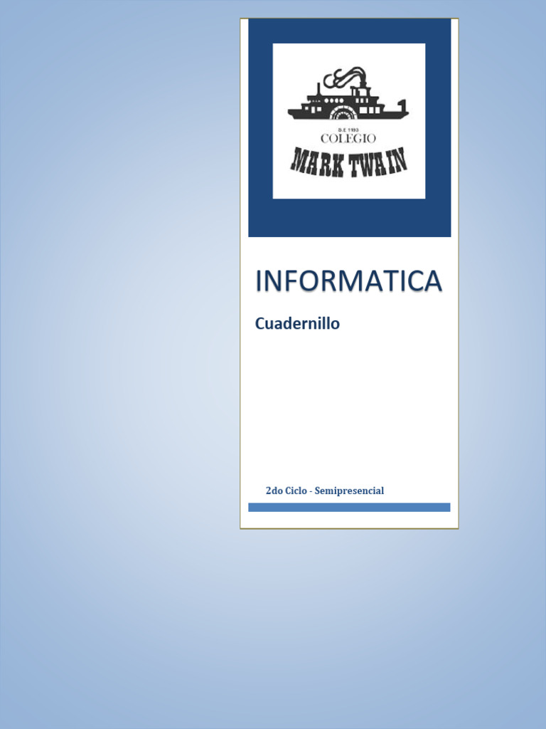 Cuadernillo de Informatica | PDF | Hardware de la computadora | Periférico