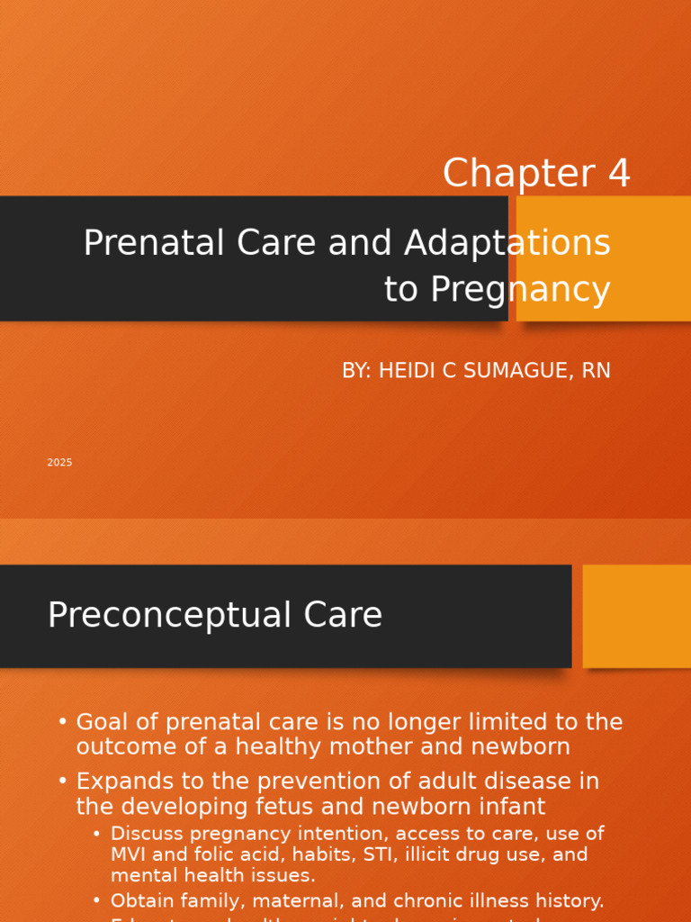 Comprehensive Guide to Prenatal Care | PDF | Pregnancy | Prenatal ...