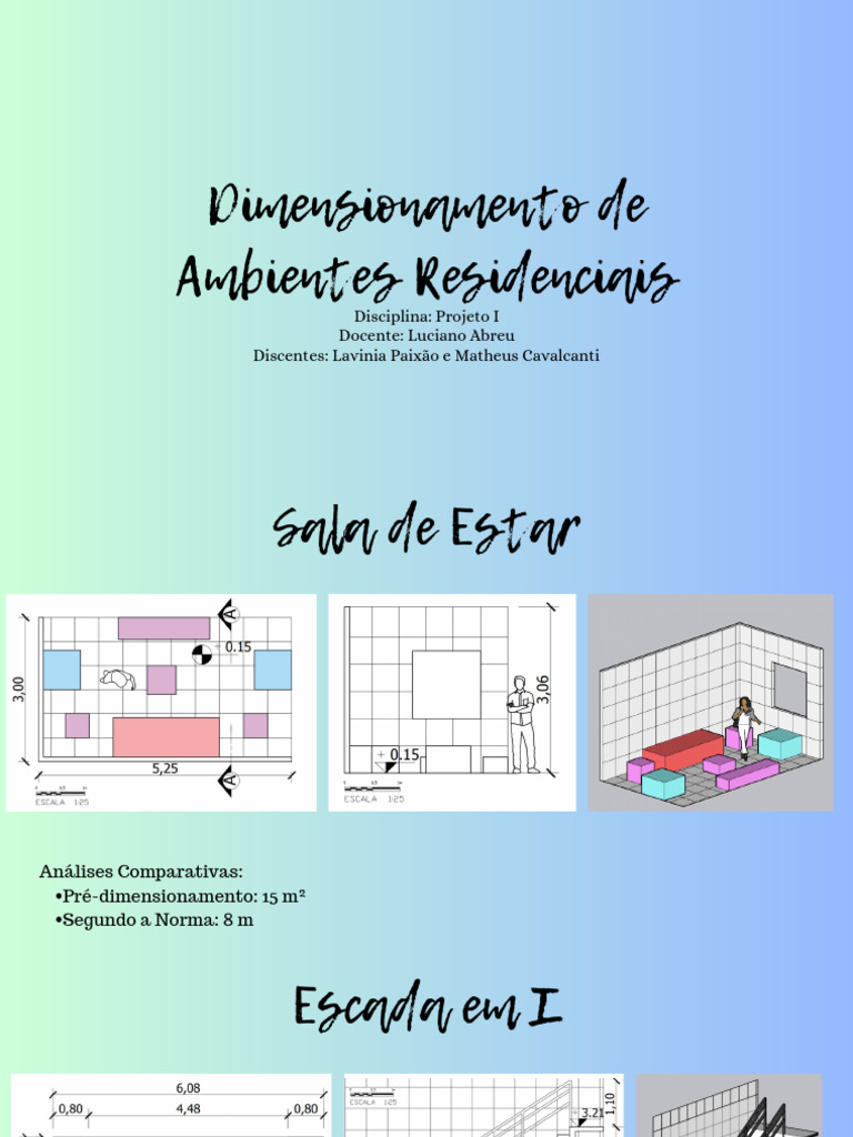 Dimensionamento de Ambientes Residenciais | PDF