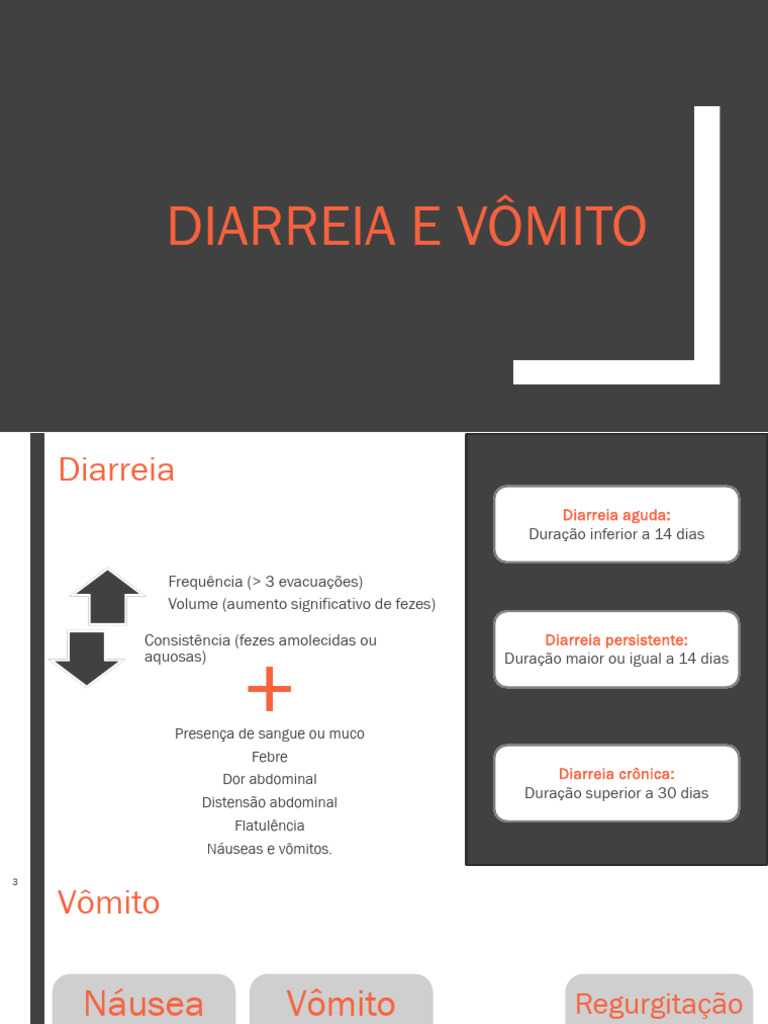 Diarreia e Vômito na Gravidez | PDF | Vômito | Diarreia