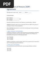 Deed of AOP | PDF