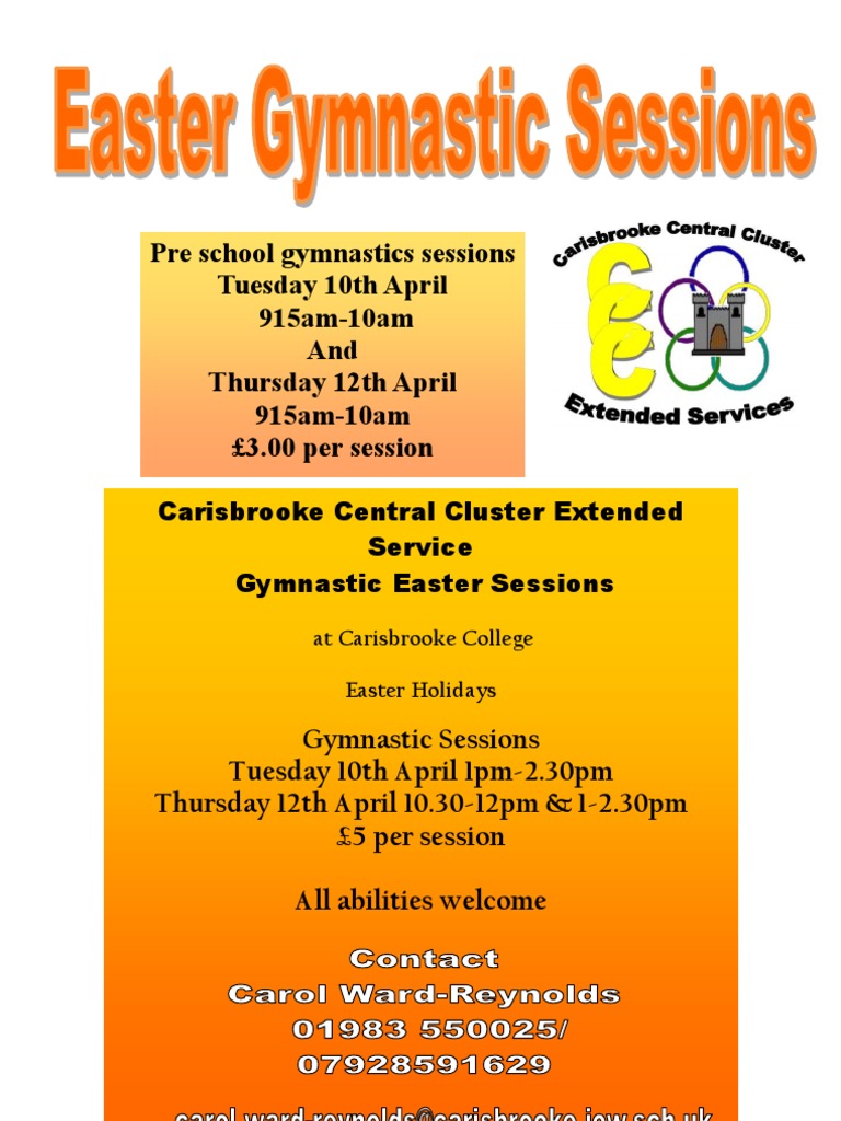 Easter Gymnastics Booklet 2012 | PDF | Cooking, Food & Wine
