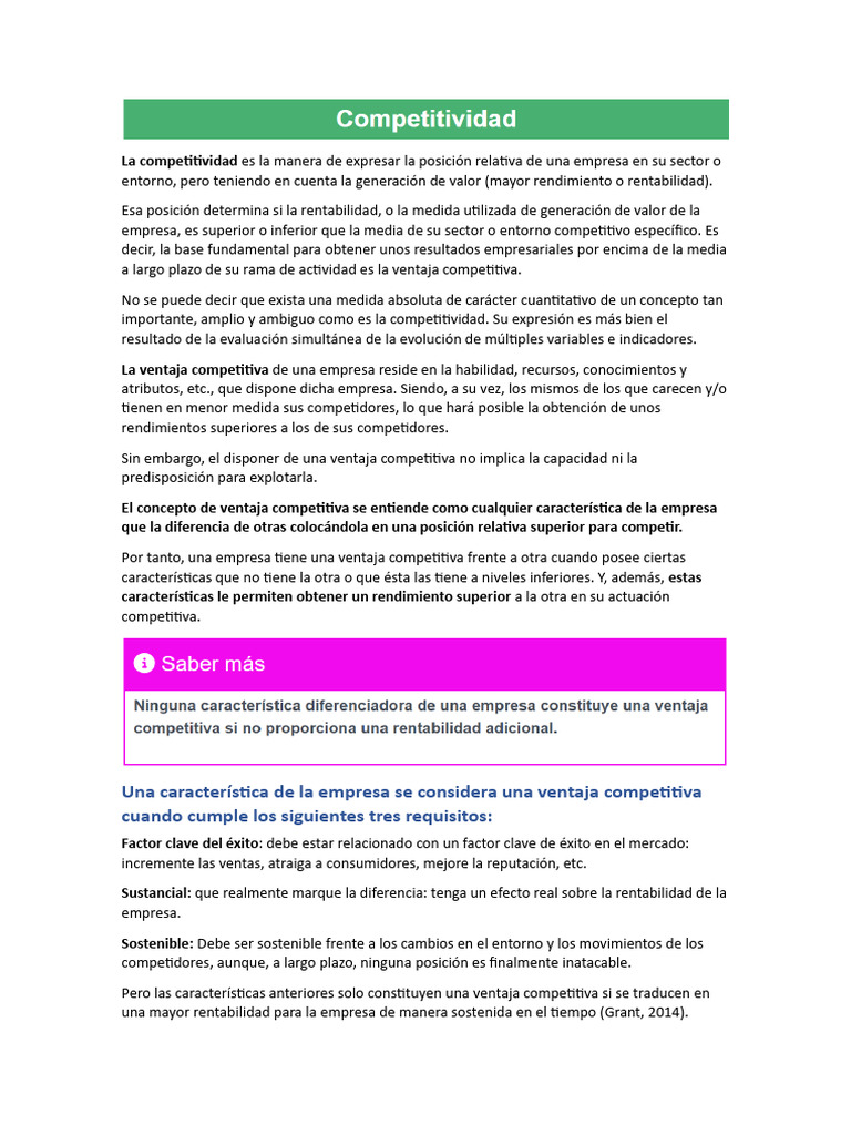 Tema 4 - Competitividad e Innovaciã N. | PDF | Patentar | Business