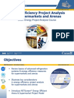 Energy Efficiency Project Analysis For Supermarkets and Arenas