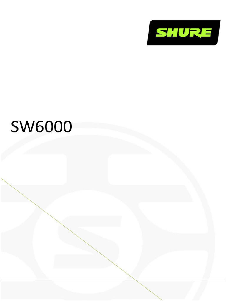 SW6000 Installation Manual Guide | PDF | Databases | Microsoft Sql Server