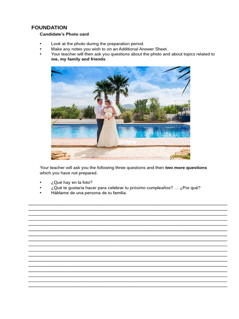 Speaking Prep | PDF