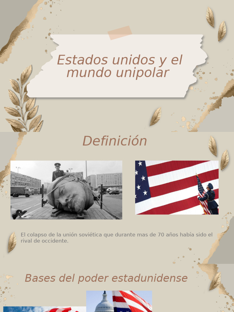 Mundo Unipolar y Eu | PDF