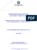 06DossierCresciItalia Tariffe Profession Ali e Professione Forense