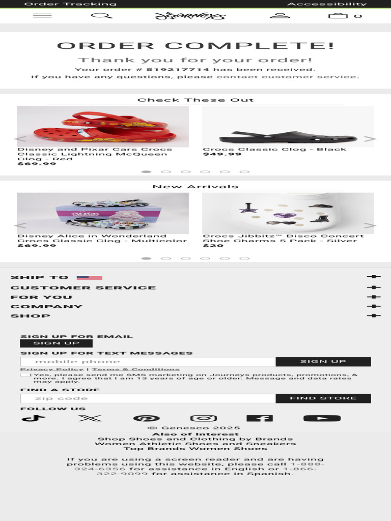 Order Tracking Confirmation | PDF