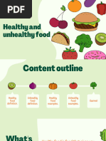 Healthy vs Unhealthy Food Guide | PDF