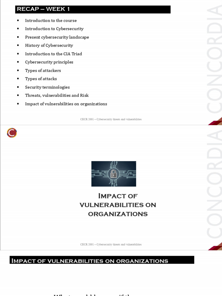 Cybersecurity Threats and Vulnerabilities Overview | PDF | Security ...