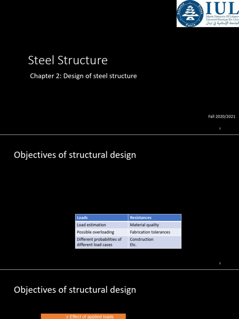 Steel Structure Design Principles | PDF | Structural Load | Strength Of ...