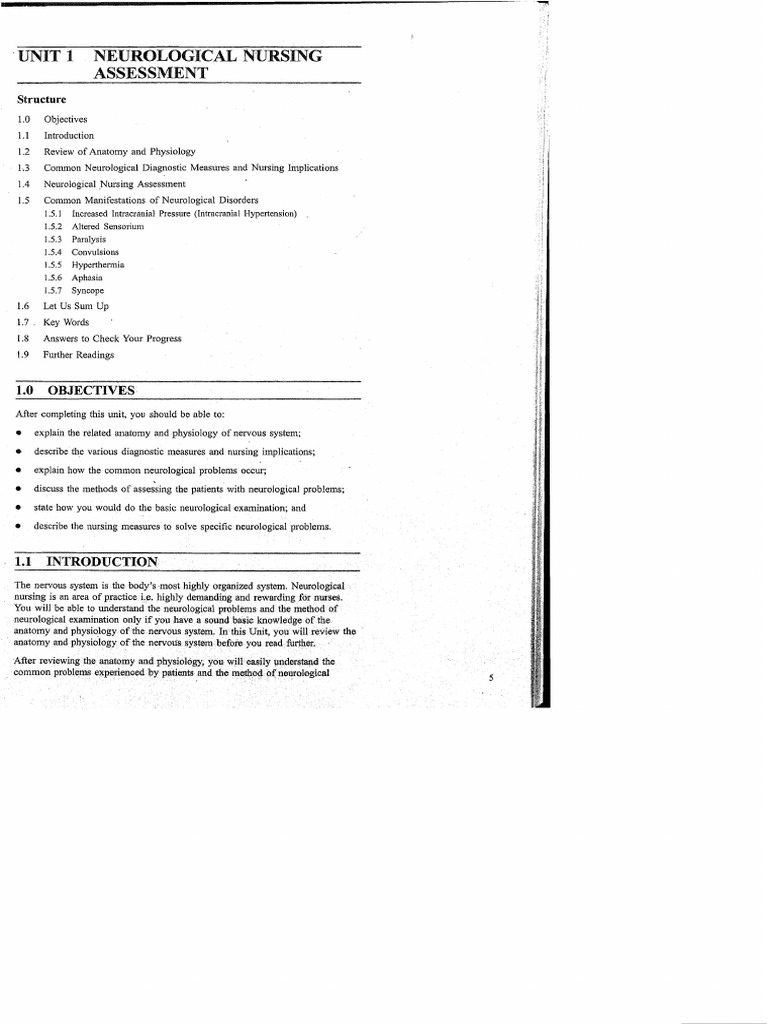Neurological Nursing Assessment Guide | PDF | Spinal Cord | Axon
