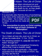 The Death of Adam - The Life of Christ