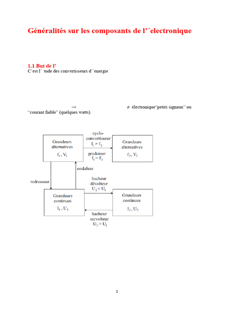 Composants et applications de l'électronique de puissance | PDF | Diode ...
