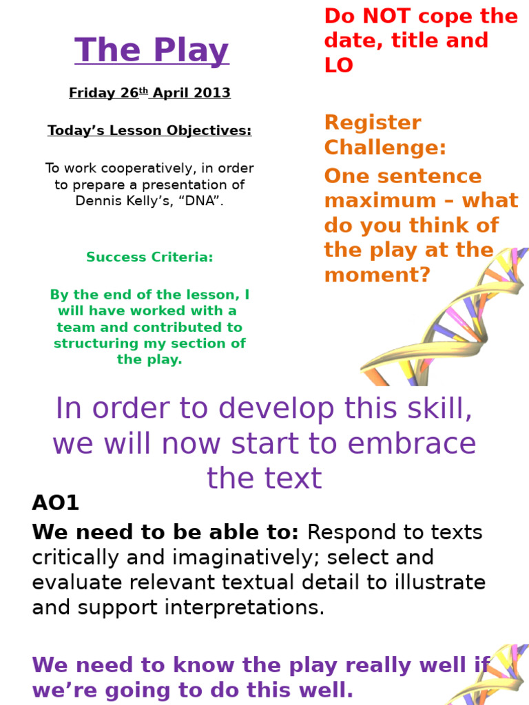 Lesson 5 Prepapring To Present The Play | PDF