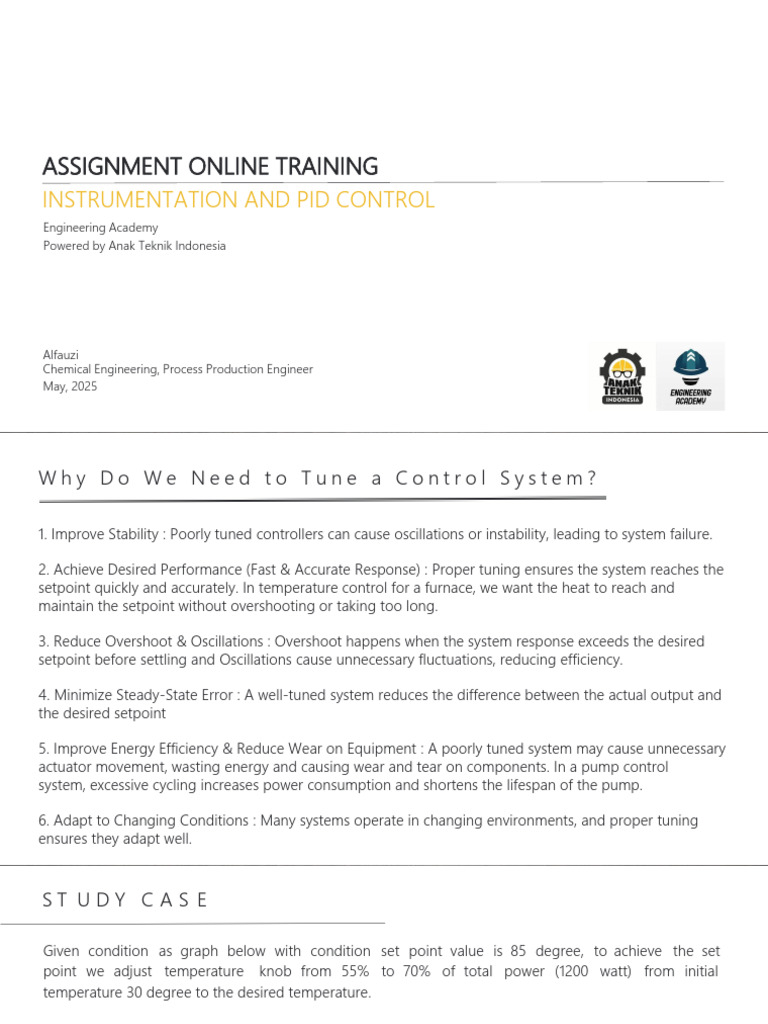 PID Control Tuning Methods Explained | PDF | Applied Mathematics ...