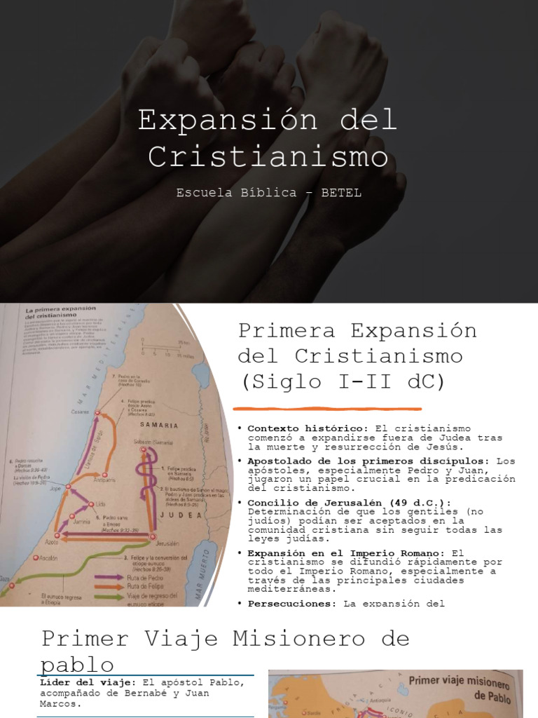 Expansión del Cristianismo en el Imperio Romano | PDF | Pablo el ...