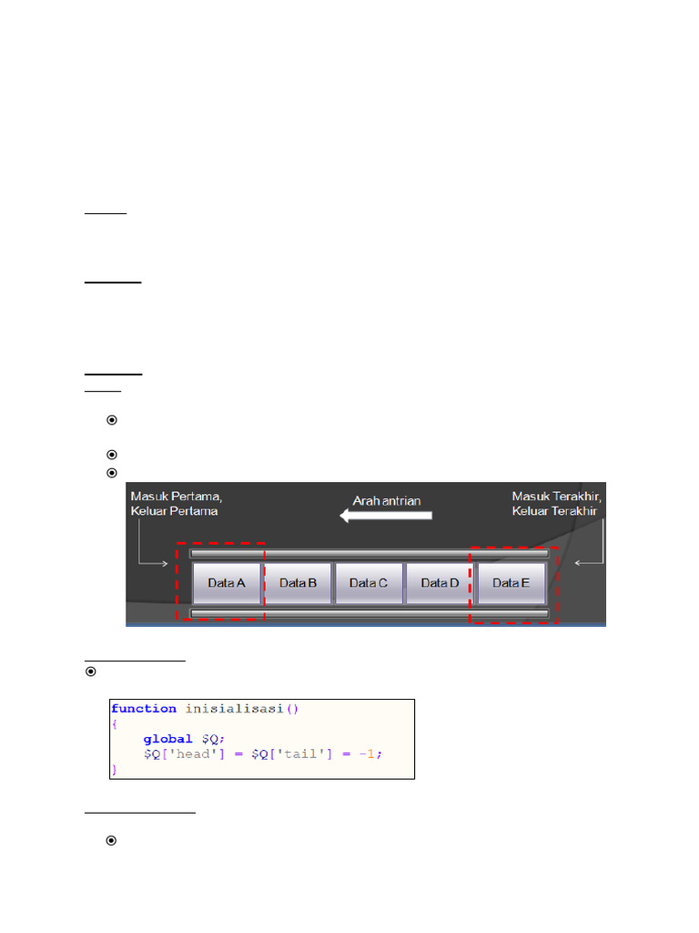 Konsep dan Operasi Queue dalam PHP | PDF
