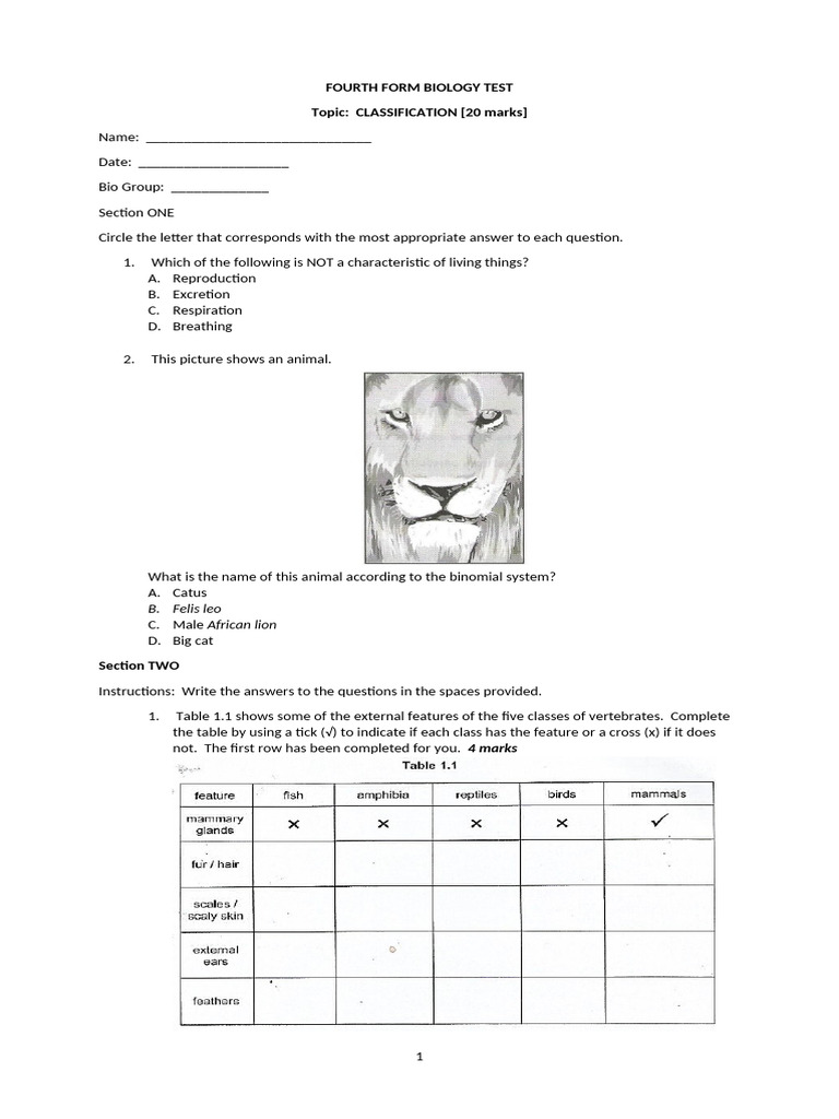 Classification | PDF | Organisms | Biology