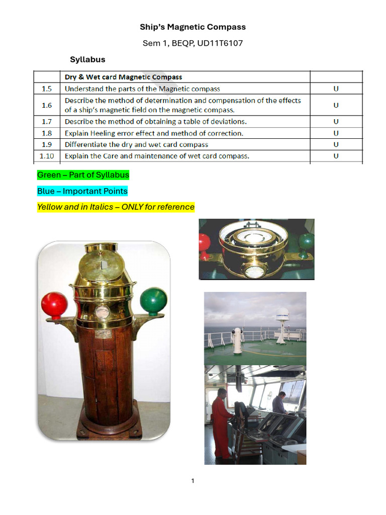 Magnetic Compass G Drive HO | PDF | Compass | Magnetism