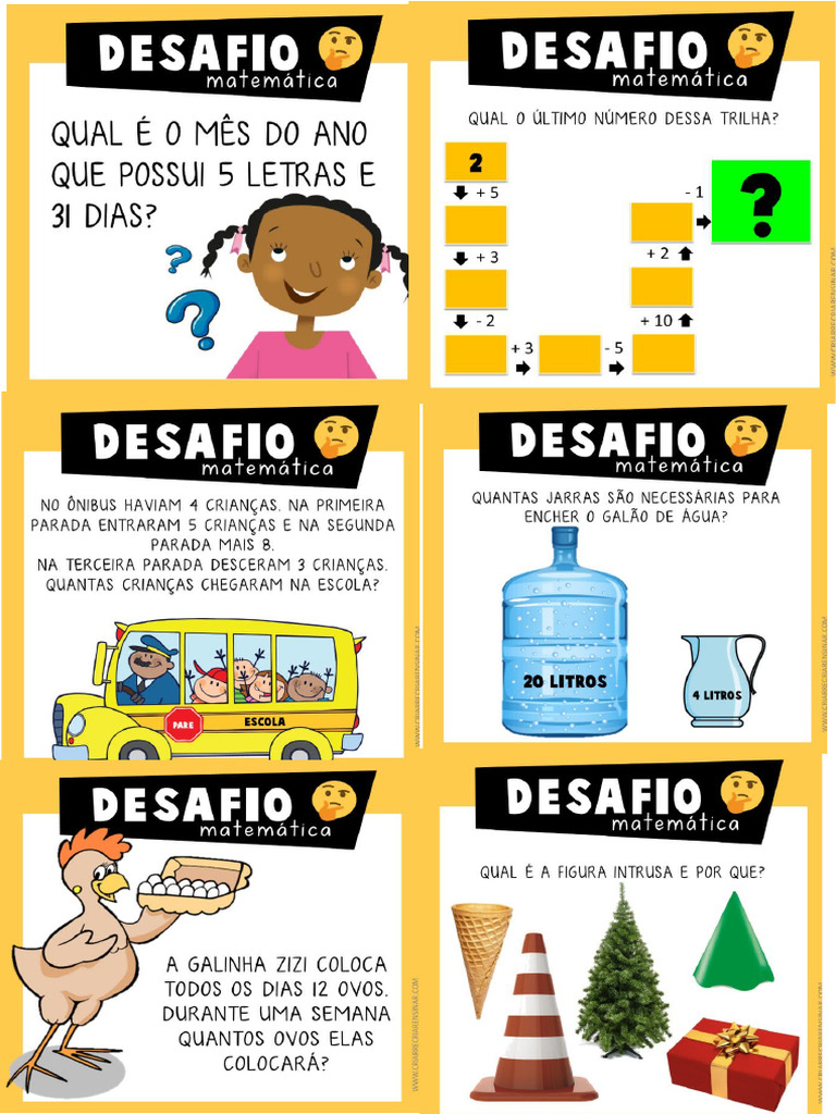 Desafio Matematico 3 | PDF